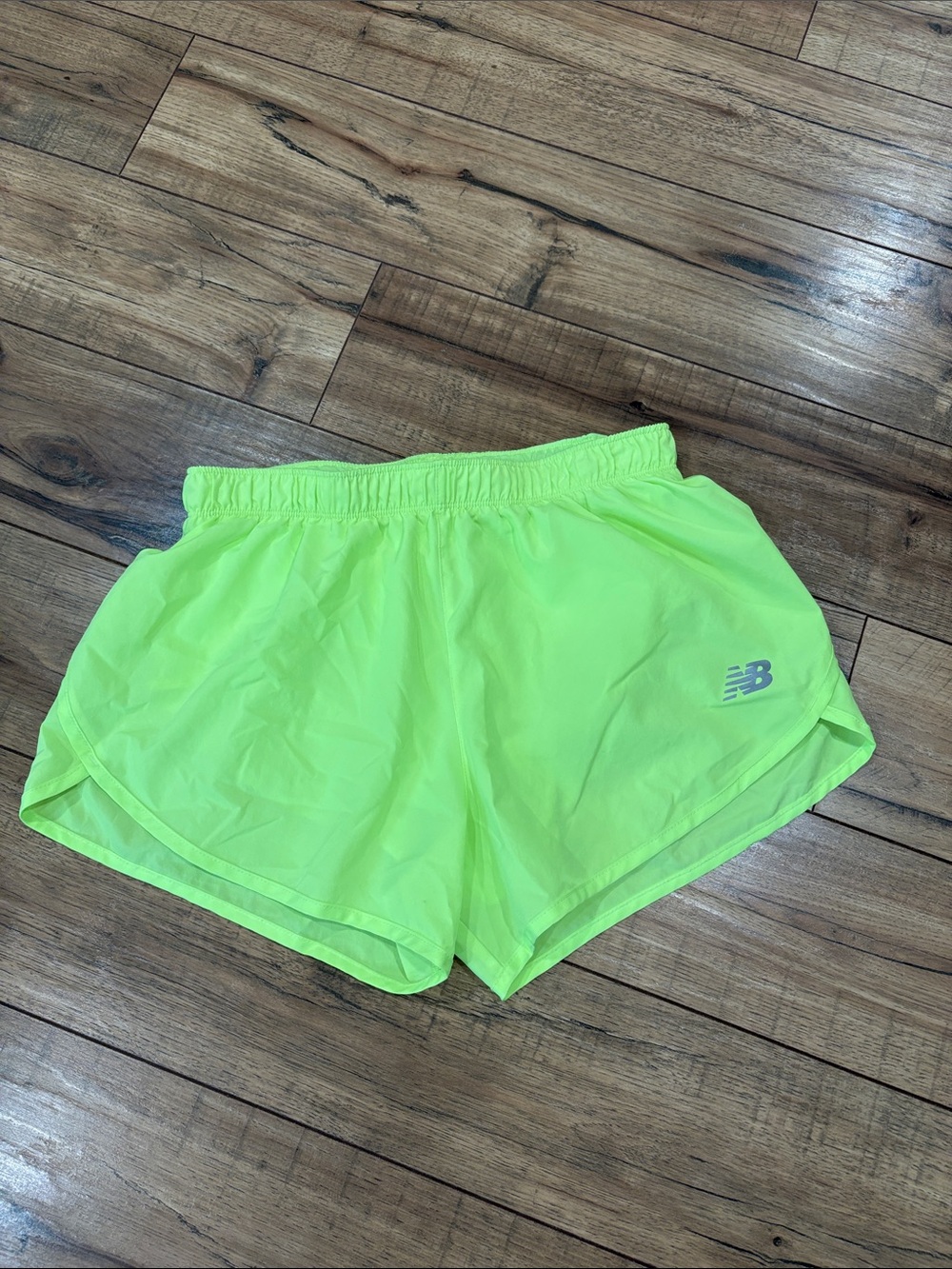 🏃‍♀️New Balance Women’s Neon Yellow Athletic Running Shorts